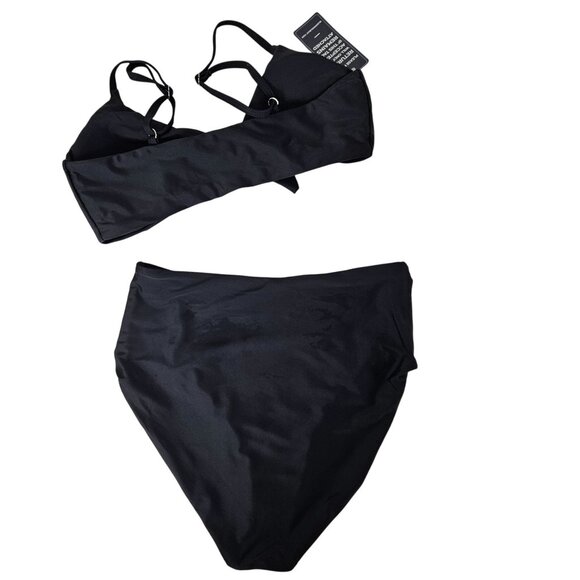 Blooming Jelly Womens High Waisted Bikini Set Tie Knot Size Med Beach Pool Sexy - Picture 6 of 12